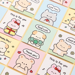LoveRe Mini Thank You Card Set - Pororo Characters
