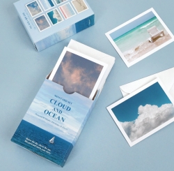 LoveRay Mini Thank You Card Set - Cloud & Ocean
