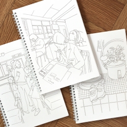 Q&A Coloring Book - Childhood Memories