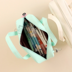 Long-tailed Tit Sturdy Handle Keyring Pencil Pouch, Random