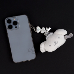 Sanrio Silver Heart Keychain 5cm 