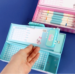 Wish Cat Double Secret Handle Pencil Case