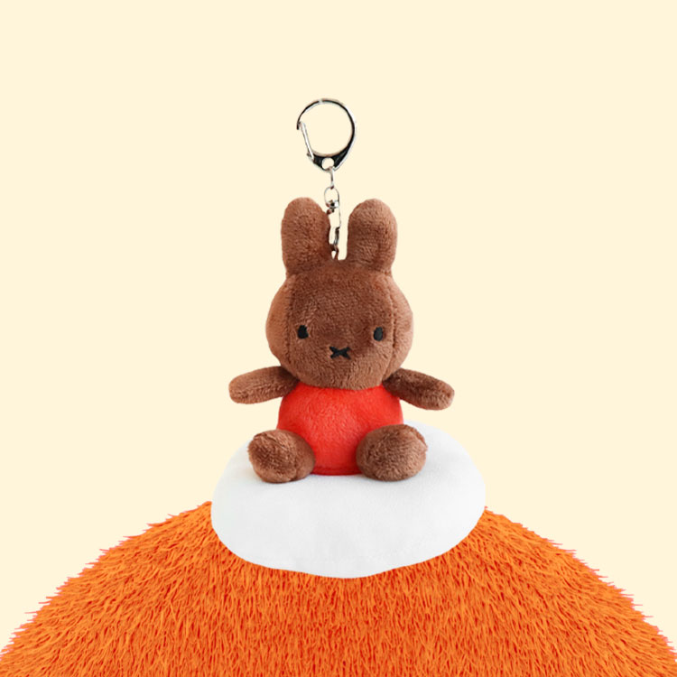 미피 드림 키링인형 13cm - 시팅 브라운