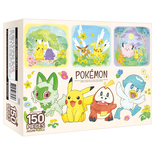 Pokemon Jigsaw Puzzle 150 pcs  Pokemon One Scene Art