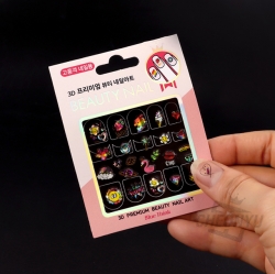 Premium 3D Nail Art, Sets of 18pcs