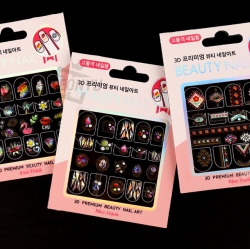 Premium 3D Nail Art, Sets of 18pcs