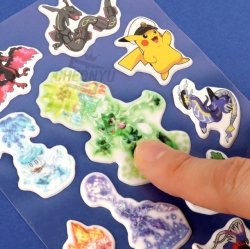 Pocket Monster Terastyle  Pop Sticker, Sets of 20pcs