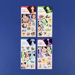 Pocket Monster Terastyle  Pop Sticker, Sets of 20pcs
