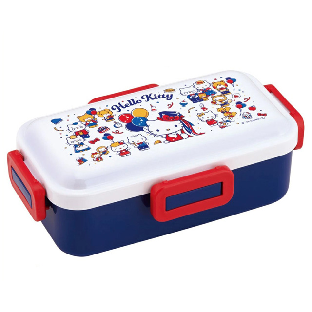 Hello Kitty Always With You Dome-Shaped 1-Tier 4-Point Lock Lunch Box 530ml
