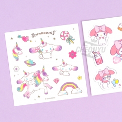 'Sanrio Temporary Tattoo Stickers, 45pcs