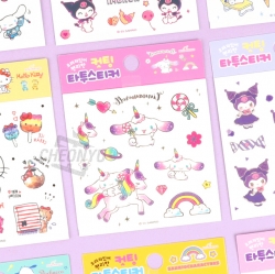 'Sanrio Temporary Tattoo Stickers, 45pcs