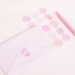 Sealing Wax sticker_Milky Pink