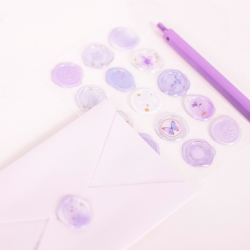 Sealing Wax sticker_Milky Purple