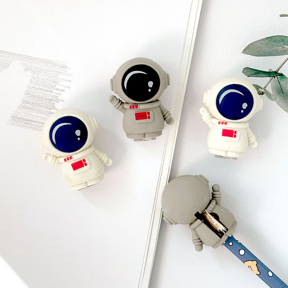 Astronaut Eraser & Pencil Sharpener, 24pcs