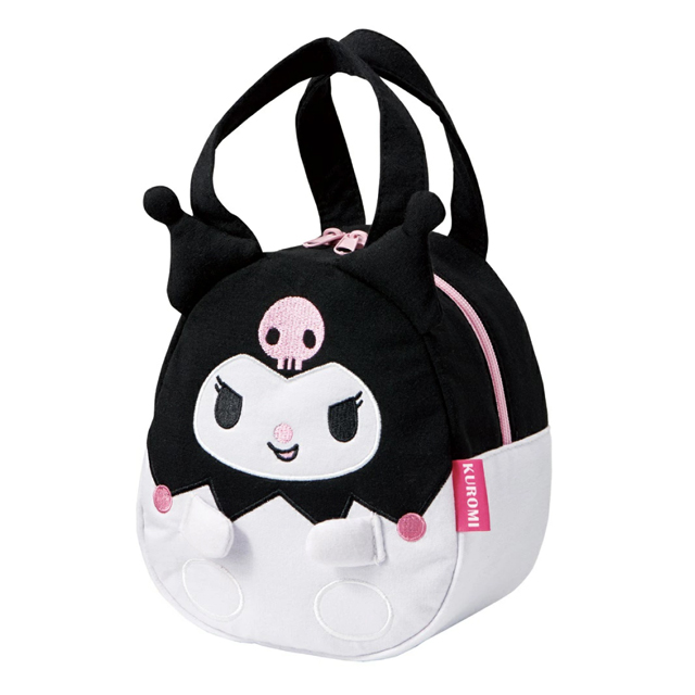 Kuromi Suede Dot Lunch Bag
