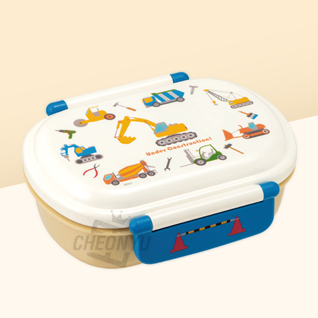 Working Car Dome-Shaped Round Bento Box 360ml