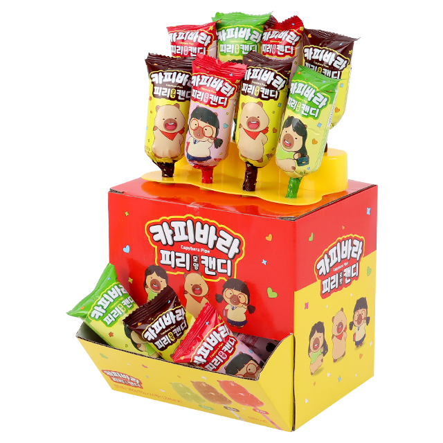 카피바라 피리모양 캔디 15g (24개 1세트)