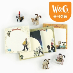 Wallace and Gromit Memo Clip Set 1pcs (Random) 