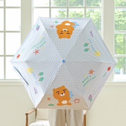 Pink 3-Fold Automatic Umbrella