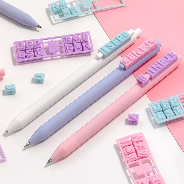 Simple Life MBTI Neutral Pen, Sets of 15pcs