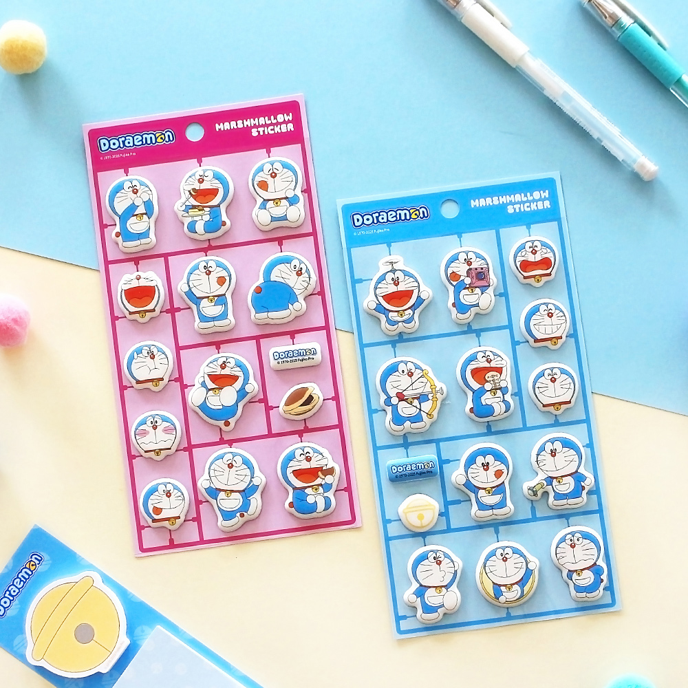 Doraemon Marshmallow Sticker