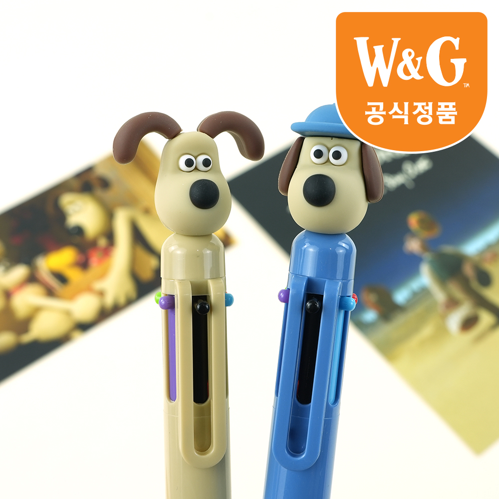 Wallace&Gromit  Figure Six-color pen  0.7mm  (Random)