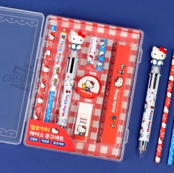 Sanrio Characters Stationery Set with Case – Hello Kitty