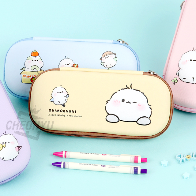 Long-tailed tit 3D EVA pencil case, Random