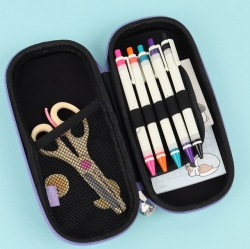 Long-tailed tit 3D EVA pencil case, Random