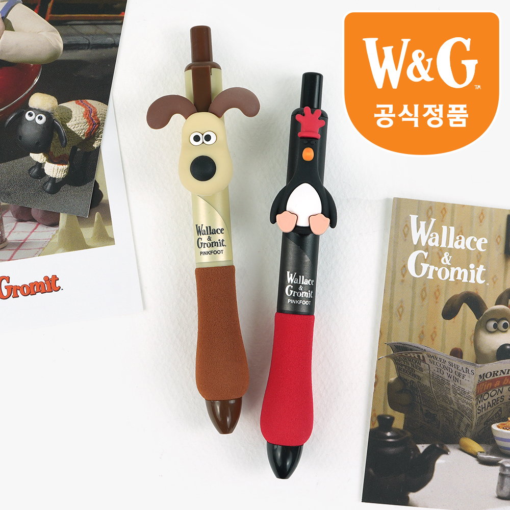Wallace & Gromit Chubby Gel Pen (1set of 20) 