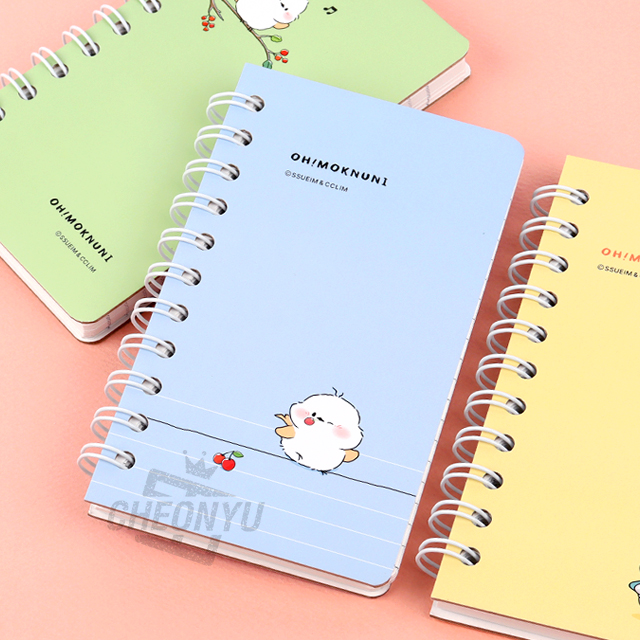 Long-tailed tit Wirebound Notebook,Random