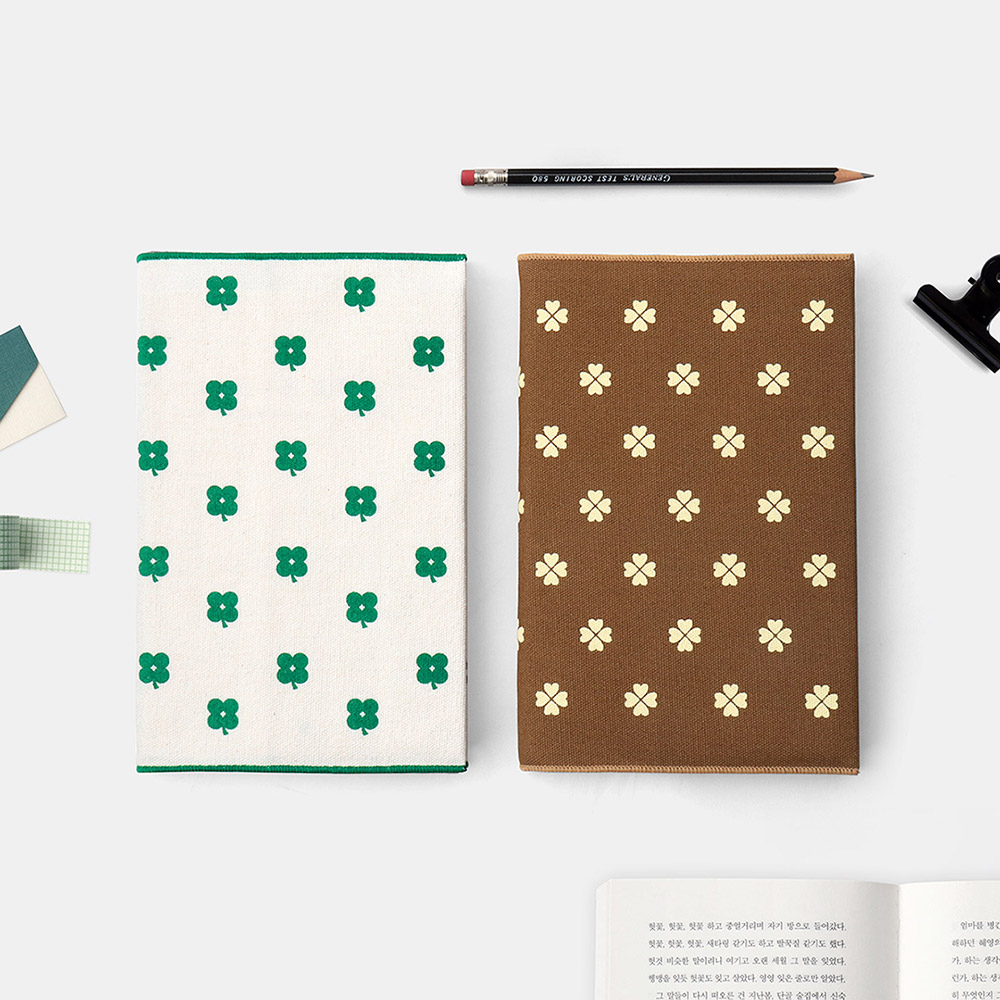 clover canvas bookcover