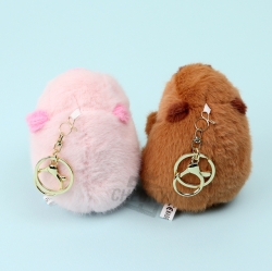 Ball Capybara Plush Keyring, Random 