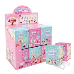 Sanrio Cherry Bomb Heart Cup Figure Keyring (Random)