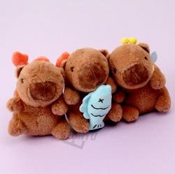 Animal Friends Capybara Plush Keyring, Random 