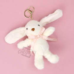 Ribbon Rabbit Plush Keyring, Random 