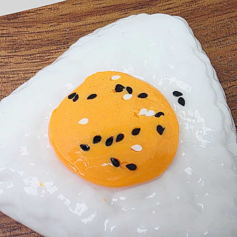 Fried Egg and Rice Squishy Toy