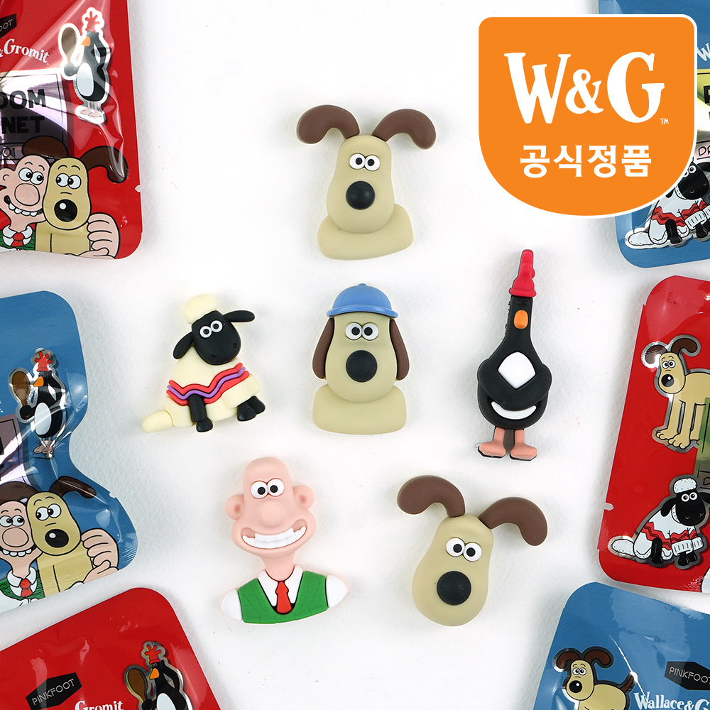 Wallace & Gromit Random Magnet ,Sets of 30pcs