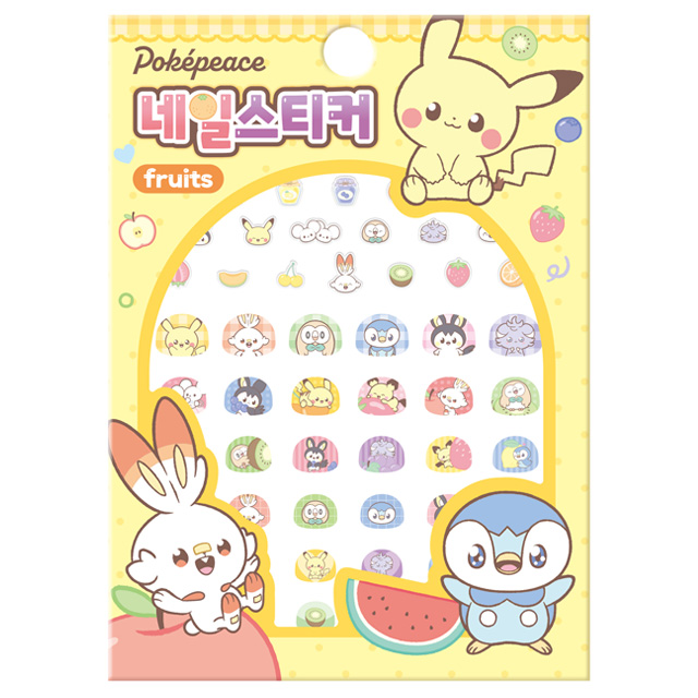 POKEMON POKEPIECE Fruit Nail Stickers