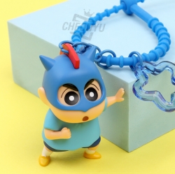 Crayon Action Hero Figure Keyring, Random