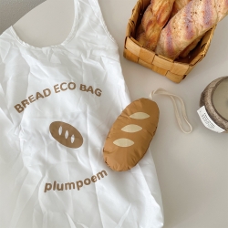 Bread Foldable Shopping Basket Eco Bag