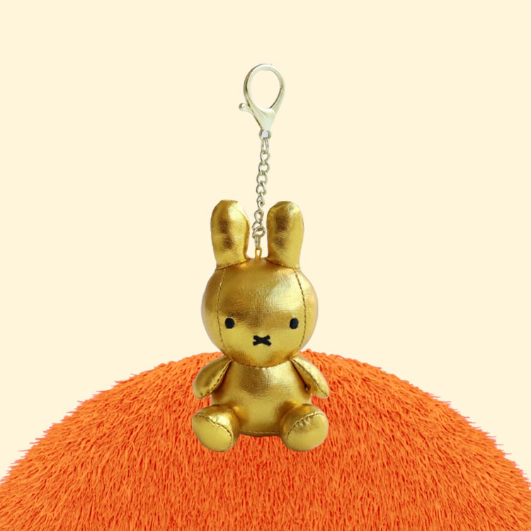 Gold Miffy Keyring