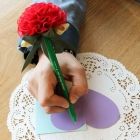 Carnation Ball Pencil for parents day