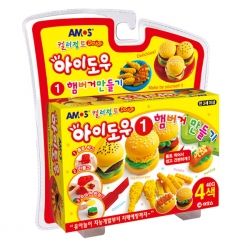 Color Dough I-Dough Hamburger Making Set