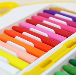 Yellow Chick 24Color Crayons 