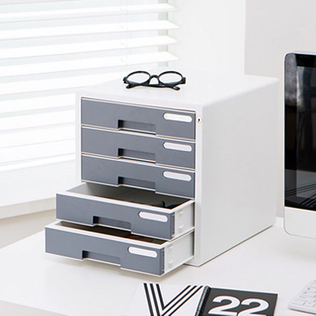 시스템-2 칼라서류함 5단