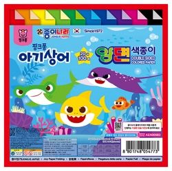 Pinkpong Colored Paper,10colors 100sheets Double Sided