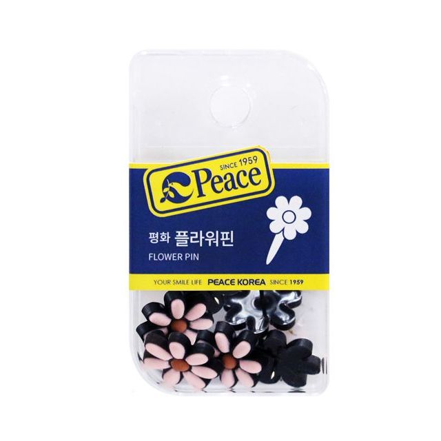 평화 플라워핀