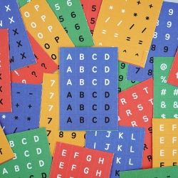 ABC Sticker Pack-01 Crayon