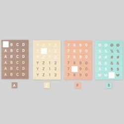 ABC Sticker Pack-02 Pastel